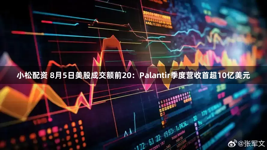 小松配资 8月5日美股成交额前20：Palantir季度营收首超10亿美元